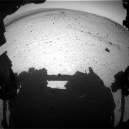 Nasa's Mars rover Curiosity acquired this image using its Front Hazard Avoidance Camera (Front Hazcam) on Sol 376, at drive 306, site number 14