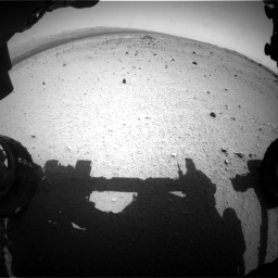 Nasa's Mars rover Curiosity acquired this image using its Front Hazard Avoidance Camera (Front Hazcam) on Sol 376, at drive 342, site number 14