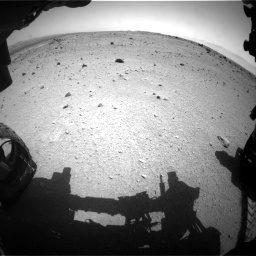 Nasa's Mars rover Curiosity acquired this image using its Front Hazard Avoidance Camera (Front Hazcam) on Sol 376, at drive 372, site number 14