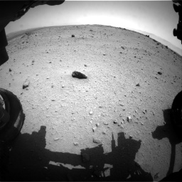 Nasa's Mars rover Curiosity acquired this image using its Front Hazard Avoidance Camera (Front Hazcam) on Sol 376, at drive 396, site number 14