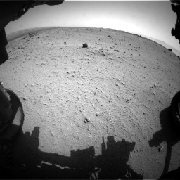 Nasa's Mars rover Curiosity acquired this image using its Front Hazard Avoidance Camera (Front Hazcam) on Sol 376, at drive 420, site number 14