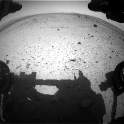 Nasa's Mars rover Curiosity acquired this image using its Front Hazard Avoidance Camera (Front Hazcam) on Sol 376, at drive 276, site number 14