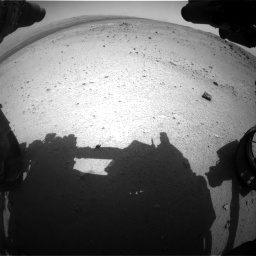 Nasa's Mars rover Curiosity acquired this image using its Front Hazard Avoidance Camera (Front Hazcam) on Sol 376, at drive 306, site number 14