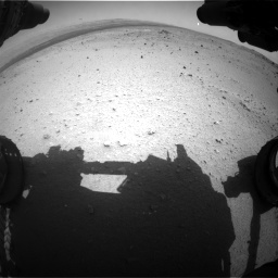 Nasa's Mars rover Curiosity acquired this image using its Front Hazard Avoidance Camera (Front Hazcam) on Sol 376, at drive 318, site number 14
