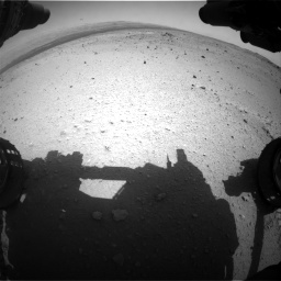 Nasa's Mars rover Curiosity acquired this image using its Front Hazard Avoidance Camera (Front Hazcam) on Sol 376, at drive 324, site number 14