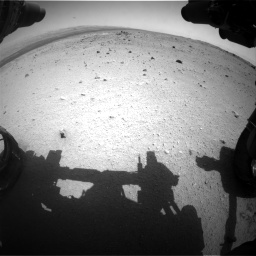 Nasa's Mars rover Curiosity acquired this image using its Front Hazard Avoidance Camera (Front Hazcam) on Sol 376, at drive 360, site number 14