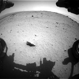 Nasa's Mars rover Curiosity acquired this image using its Front Hazard Avoidance Camera (Front Hazcam) on Sol 376, at drive 402, site number 14