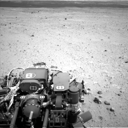 Nasa's Mars rover Curiosity acquired this image using its Left Navigation Camera on Sol 377, at drive 736, site number 14
