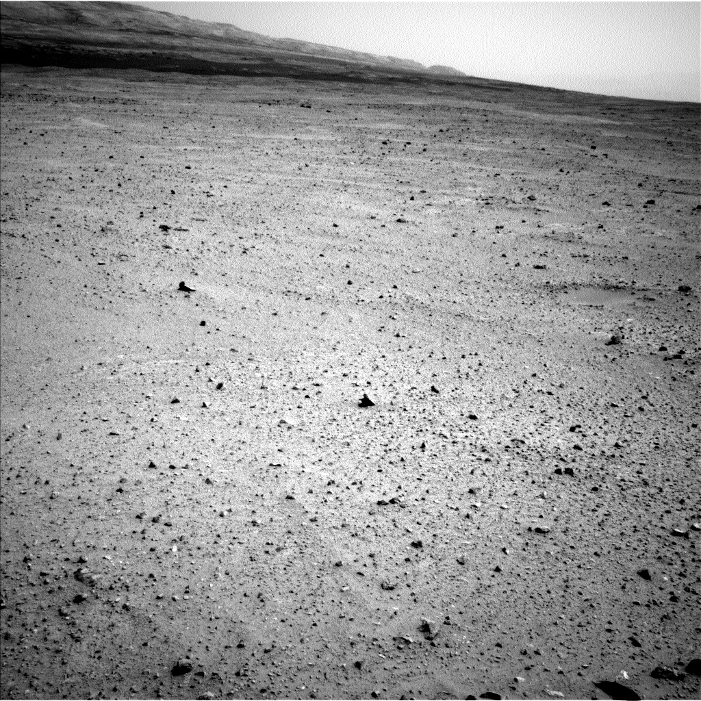 Nasa's Mars rover Curiosity acquired this image using its Left Navigation Camera on Sol 377, at drive 800, site number 14