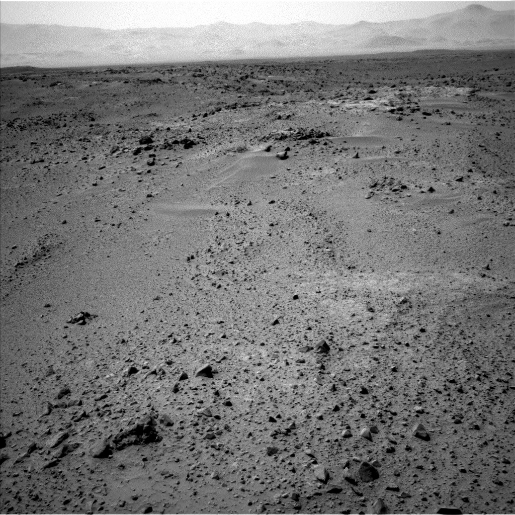 Nasa's Mars rover Curiosity acquired this image using its Left Navigation Camera on Sol 377, at drive 800, site number 14