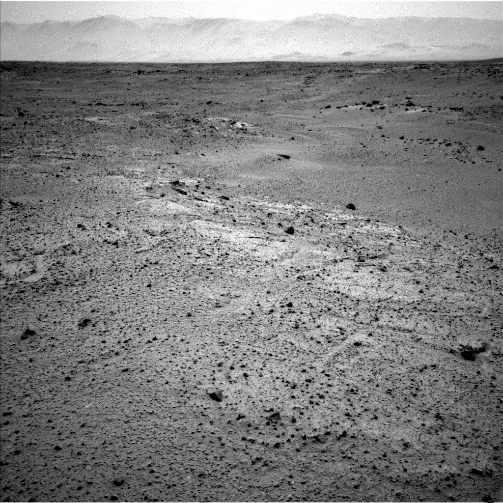 Nasa's Mars rover Curiosity acquired this image using its Left Navigation Camera on Sol 379, at drive 1262, site number 14