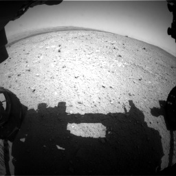 Nasa's Mars rover Curiosity acquired this image using its Front Hazard Avoidance Camera (Front Hazcam) on Sol 385, at drive 486, site number 15