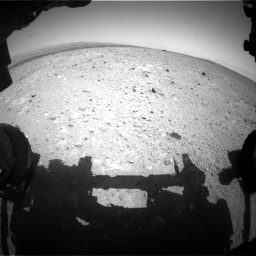 Nasa's Mars rover Curiosity acquired this image using its Front Hazard Avoidance Camera (Front Hazcam) on Sol 385, at drive 504, site number 15