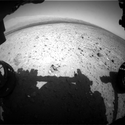Nasa's Mars rover Curiosity acquired this image using its Front Hazard Avoidance Camera (Front Hazcam) on Sol 385, at drive 756, site number 15