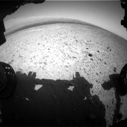 Nasa's Mars rover Curiosity acquired this image using its Front Hazard Avoidance Camera (Front Hazcam) on Sol 385, at drive 774, site number 15