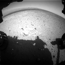 Nasa's Mars rover Curiosity acquired this image using its Front Hazard Avoidance Camera (Front Hazcam) on Sol 385, at drive 810, site number 15