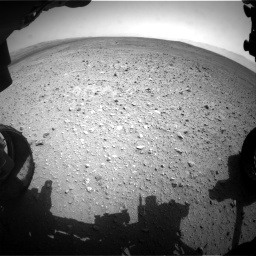 Nasa's Mars rover Curiosity acquired this image using its Front Hazard Avoidance Camera (Front Hazcam) on Sol 385, at drive 846, site number 15