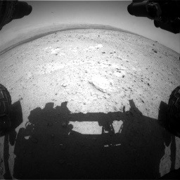Nasa's Mars rover Curiosity acquired this image using its Front Hazard Avoidance Camera (Front Hazcam) on Sol 385, at drive 462, site number 15