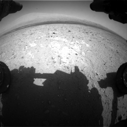 Nasa's Mars rover Curiosity acquired this image using its Front Hazard Avoidance Camera (Front Hazcam) on Sol 385, at drive 720, site number 15