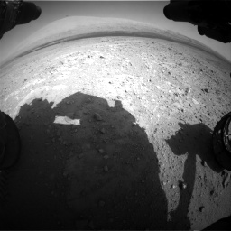 Nasa's Mars rover Curiosity acquired this image using its Front Hazard Avoidance Camera (Front Hazcam) on Sol 385, at drive 936, site number 15