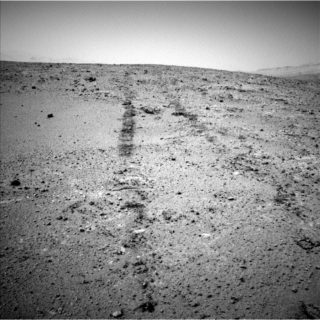 Nasa's Mars rover Curiosity acquired this image using its Left Navigation Camera on Sol 390, at drive 1458, site number 15
