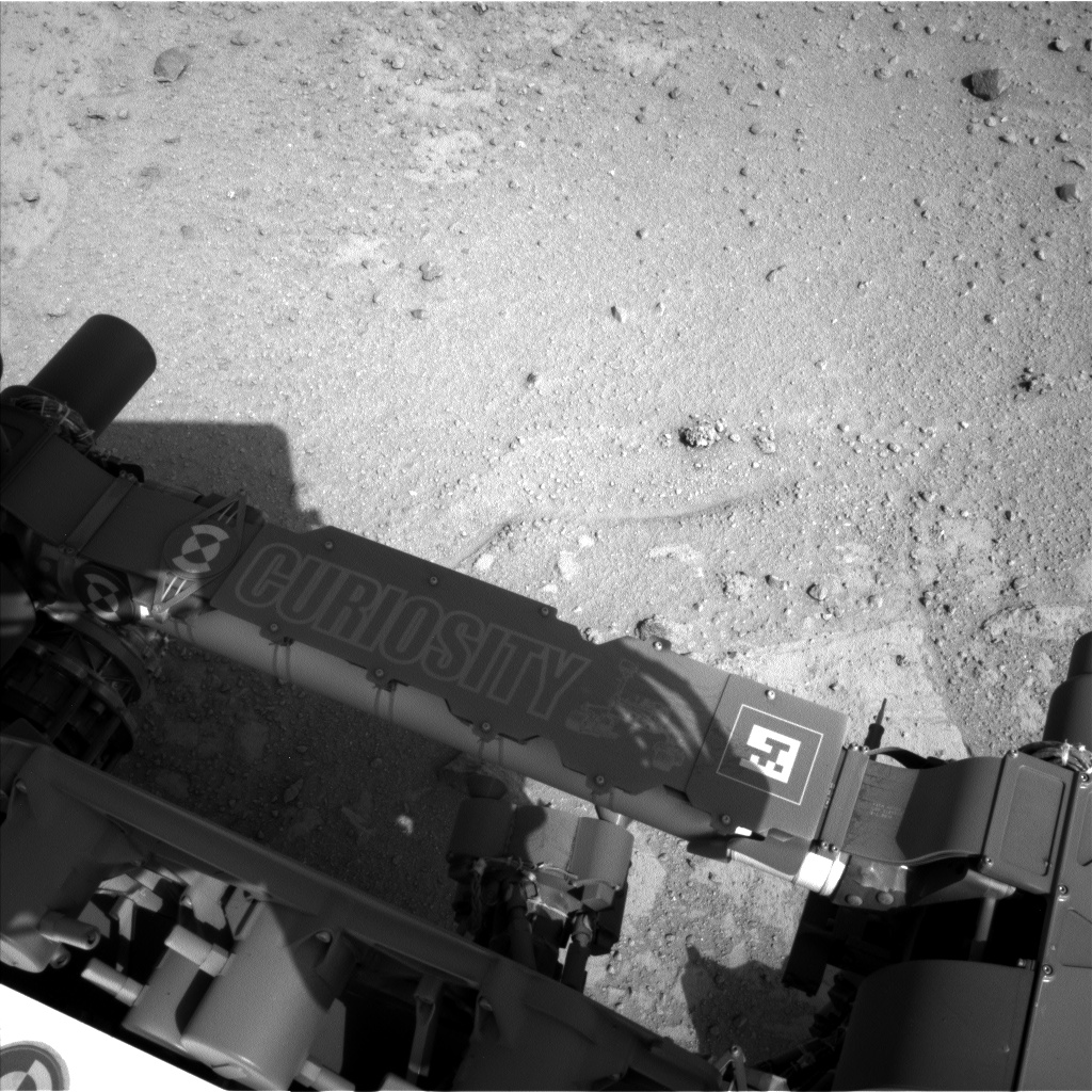 Nasa's Mars rover Curiosity acquired this image using its Left Navigation Camera on Sol 390, at drive 0, site number 16