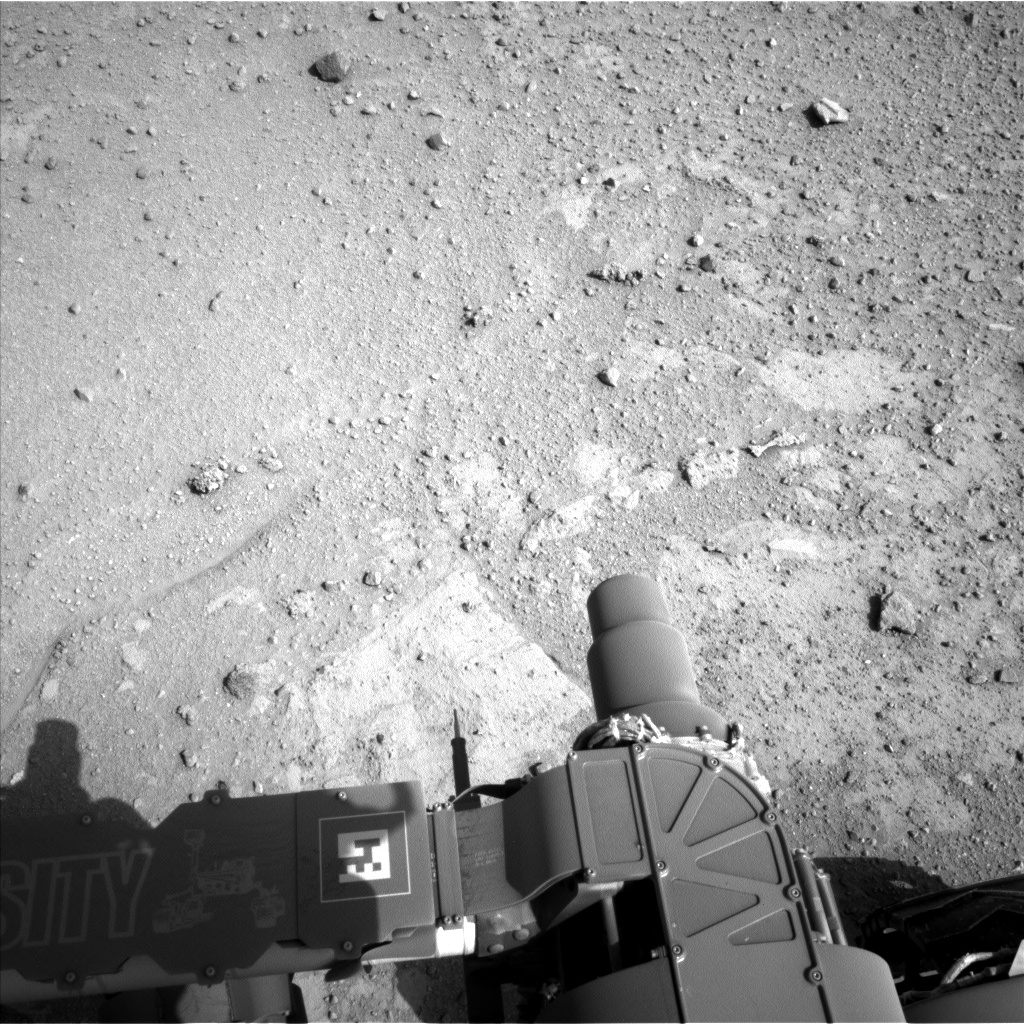 Nasa's Mars rover Curiosity acquired this image using its Left Navigation Camera on Sol 390, at drive 0, site number 16
