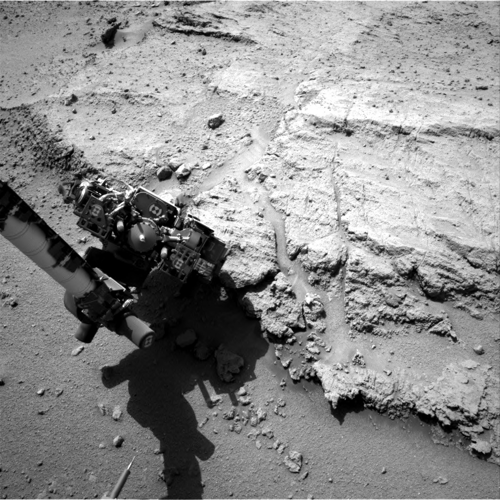 Nasa's Mars rover Curiosity acquired this image using its Right Navigation Camera on Sol 394, at drive 50, site number 16