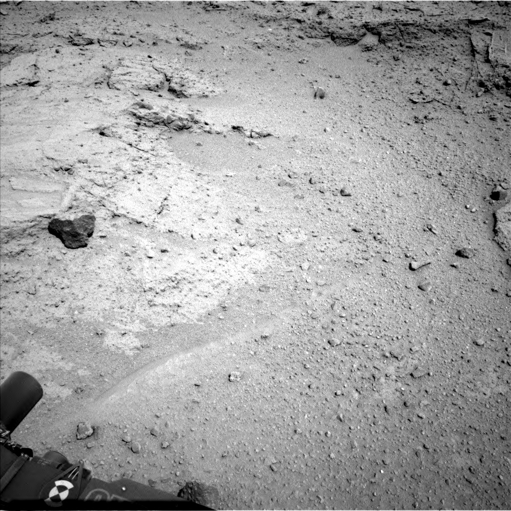 Nasa's Mars rover Curiosity acquired this image using its Left Navigation Camera on Sol 396, at drive 104, site number 16