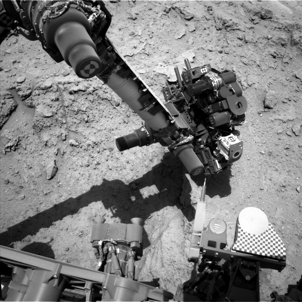 Nasa's Mars rover Curiosity acquired this image using its Left Navigation Camera on Sol 398, at drive 148, site number 16