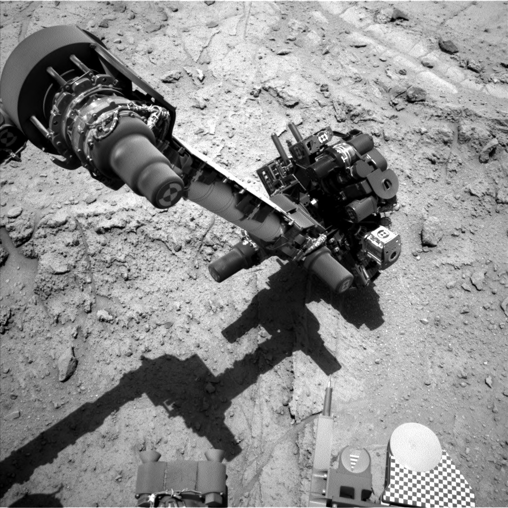 Nasa's Mars rover Curiosity acquired this image using its Left Navigation Camera on Sol 398, at drive 148, site number 16