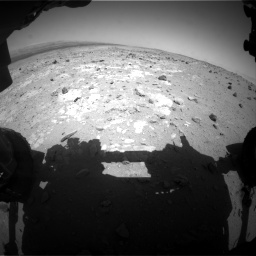 Nasa's Mars rover Curiosity acquired this image using its Front Hazard Avoidance Camera (Front Hazcam) on Sol 403, at drive 436, site number 16