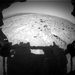 Nasa's Mars rover Curiosity acquired this image using its Front Hazard Avoidance Camera (Front Hazcam) on Sol 403, at drive 466, site number 16