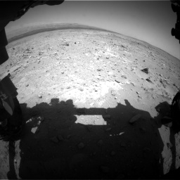 Nasa's Mars rover Curiosity acquired this image using its Front Hazard Avoidance Camera (Front Hazcam) on Sol 403, at drive 496, site number 16