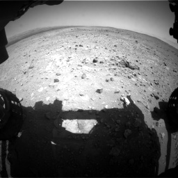Nasa's Mars rover Curiosity acquired this image using its Front Hazard Avoidance Camera (Front Hazcam) on Sol 403, at drive 556, site number 16