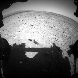 Nasa's Mars rover Curiosity acquired this image using its Front Hazard Avoidance Camera (Front Hazcam) on Sol 403, at drive 586, site number 16