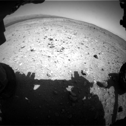Nasa's Mars rover Curiosity acquired this image using its Front Hazard Avoidance Camera (Front Hazcam) on Sol 403, at drive 658, site number 16