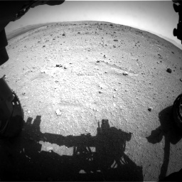 Nasa's Mars rover Curiosity acquired this image using its Front Hazard Avoidance Camera (Front Hazcam) on Sol 403, at drive 796, site number 16