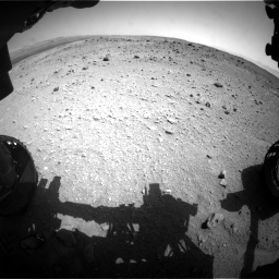 Nasa's Mars rover Curiosity acquired this image using its Front Hazard Avoidance Camera (Front Hazcam) on Sol 403, at drive 814, site number 16