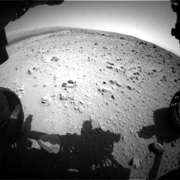 Nasa's Mars rover Curiosity acquired this image using its Front Hazard Avoidance Camera (Front Hazcam) on Sol 403, at drive 868, site number 16