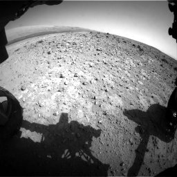 Nasa's Mars rover Curiosity acquired this image using its Front Hazard Avoidance Camera (Front Hazcam) on Sol 403, at drive 982, site number 16