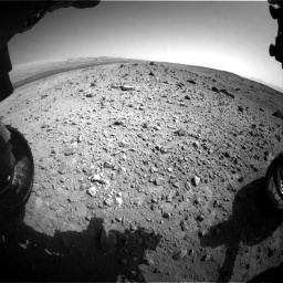 Nasa's Mars rover Curiosity acquired this image using its Front Hazard Avoidance Camera (Front Hazcam) on Sol 403, at drive 1012, site number 16