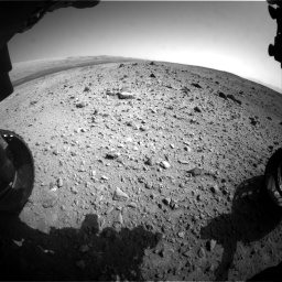 Nasa's Mars rover Curiosity acquired this image using its Front Hazard Avoidance Camera (Front Hazcam) on Sol 403, at drive 1018, site number 16