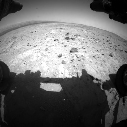 Nasa's Mars rover Curiosity acquired this image using its Front Hazard Avoidance Camera (Front Hazcam) on Sol 403, at drive 472, site number 16