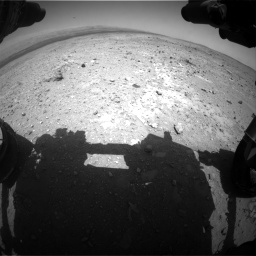 Nasa's Mars rover Curiosity acquired this image using its Front Hazard Avoidance Camera (Front Hazcam) on Sol 403, at drive 520, site number 16