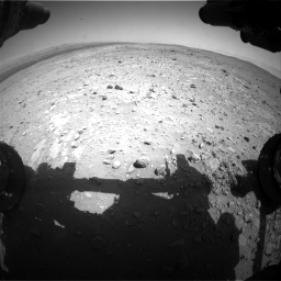 Nasa's Mars rover Curiosity acquired this image using its Front Hazard Avoidance Camera (Front Hazcam) on Sol 403, at drive 568, site number 16