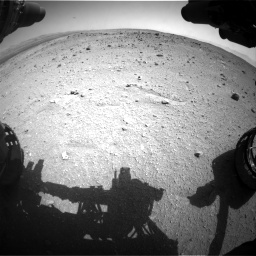 Nasa's Mars rover Curiosity acquired this image using its Front Hazard Avoidance Camera (Front Hazcam) on Sol 403, at drive 796, site number 16