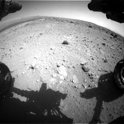 Nasa's Mars rover Curiosity acquired this image using its Front Hazard Avoidance Camera (Front Hazcam) on Sol 403, at drive 904, site number 16