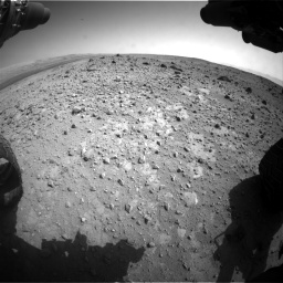Nasa's Mars rover Curiosity acquired this image using its Front Hazard Avoidance Camera (Front Hazcam) on Sol 403, at drive 994, site number 16