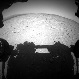 Nasa's Mars rover Curiosity acquired this image using its Front Hazard Avoidance Camera (Front Hazcam) on Sol 404, at drive 1184, site number 16